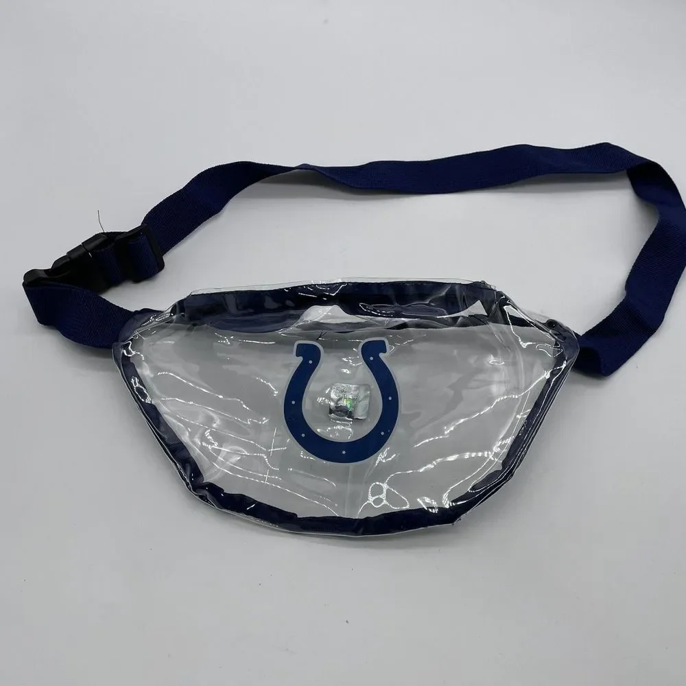 Indianapolis COLTS Clear Fanny Waist Packs NFL Stadium Approved‎ 11